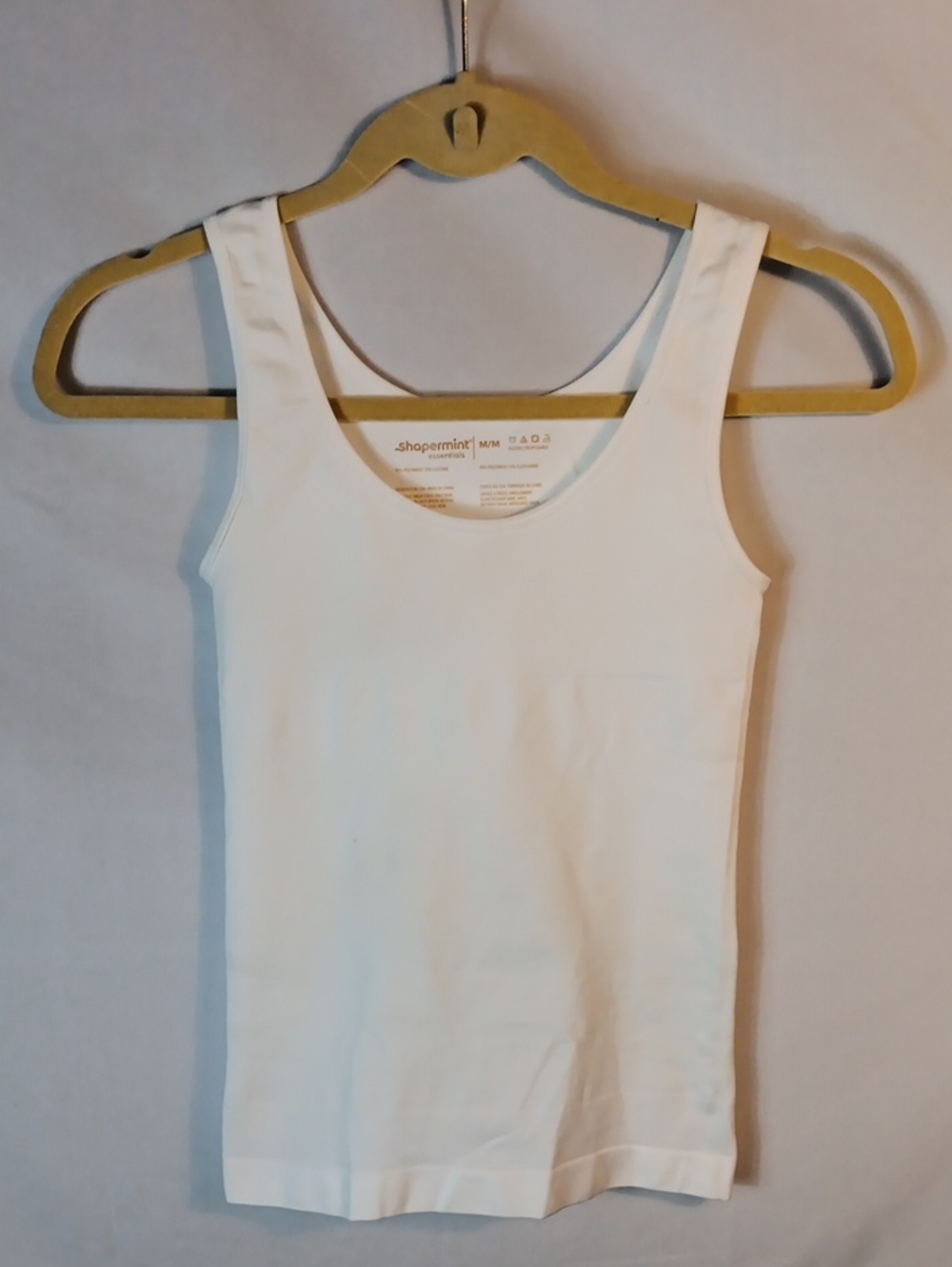 Shapermint White Scoop Shapeware Tank